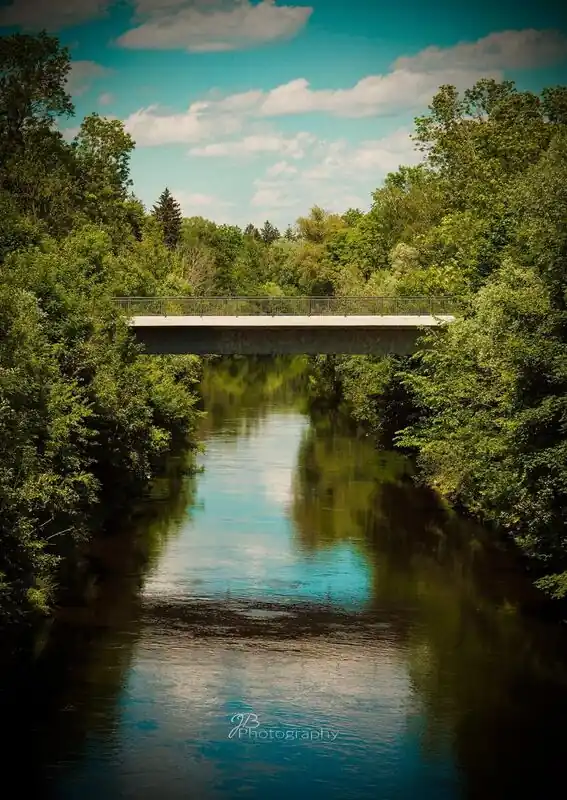 Brücke im Grünen